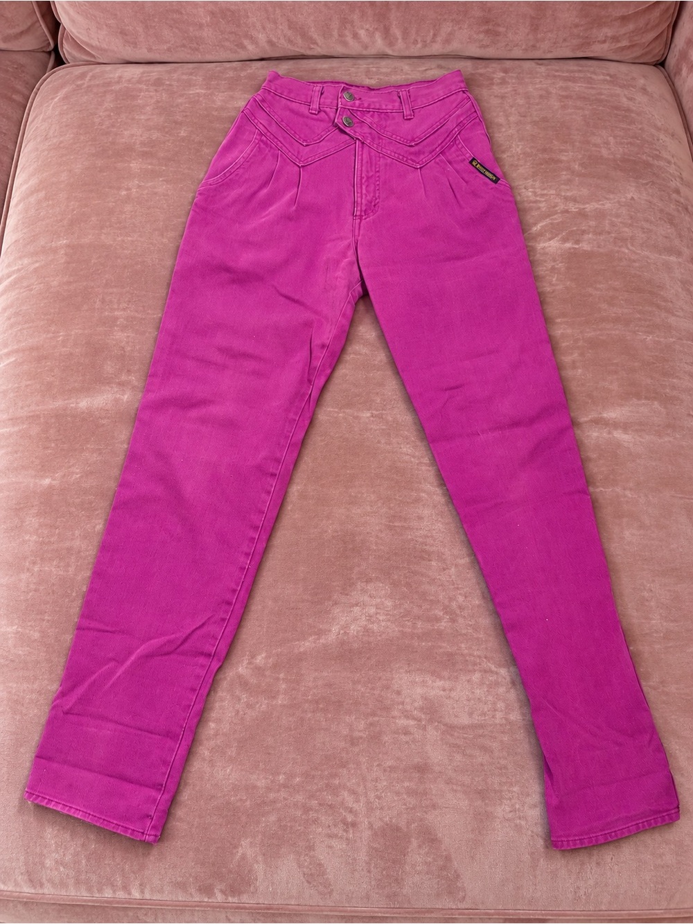 Vintage Rocky Mountain Magenta High-Rise Western Jeans - Size 27/5
